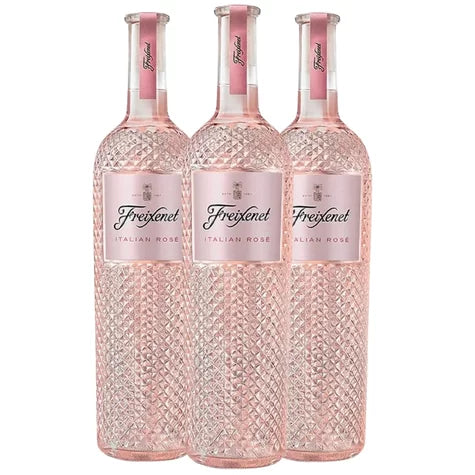 Kit 3 Garrafas Vinho Rosé Freixenet Italian 750 mL