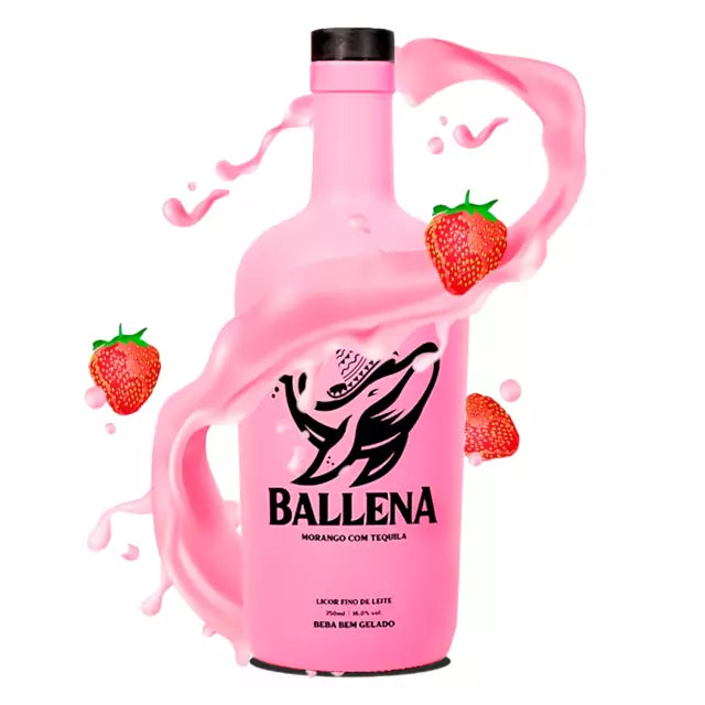 Licor Ballena Creme De Morango com Tequila 750ml