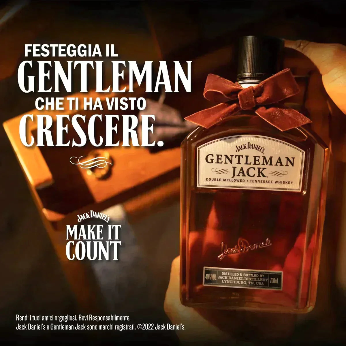 Jack Daniel's Gentleman Jack Tennessee Whiskey 1L