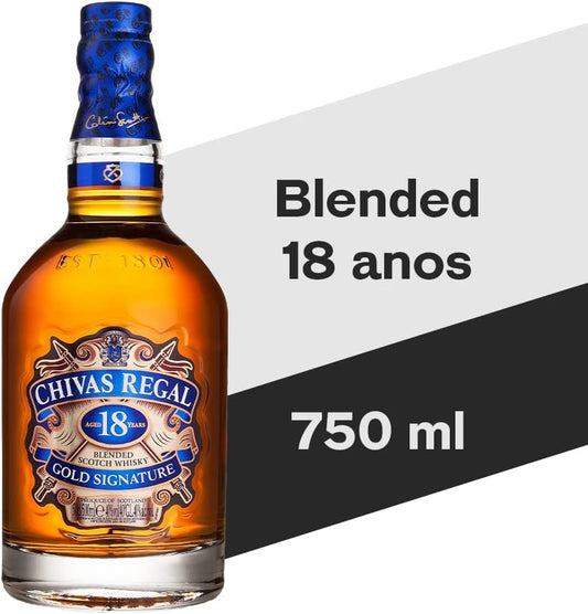 Whisky Chivas Regal 18 Anos, 750ML