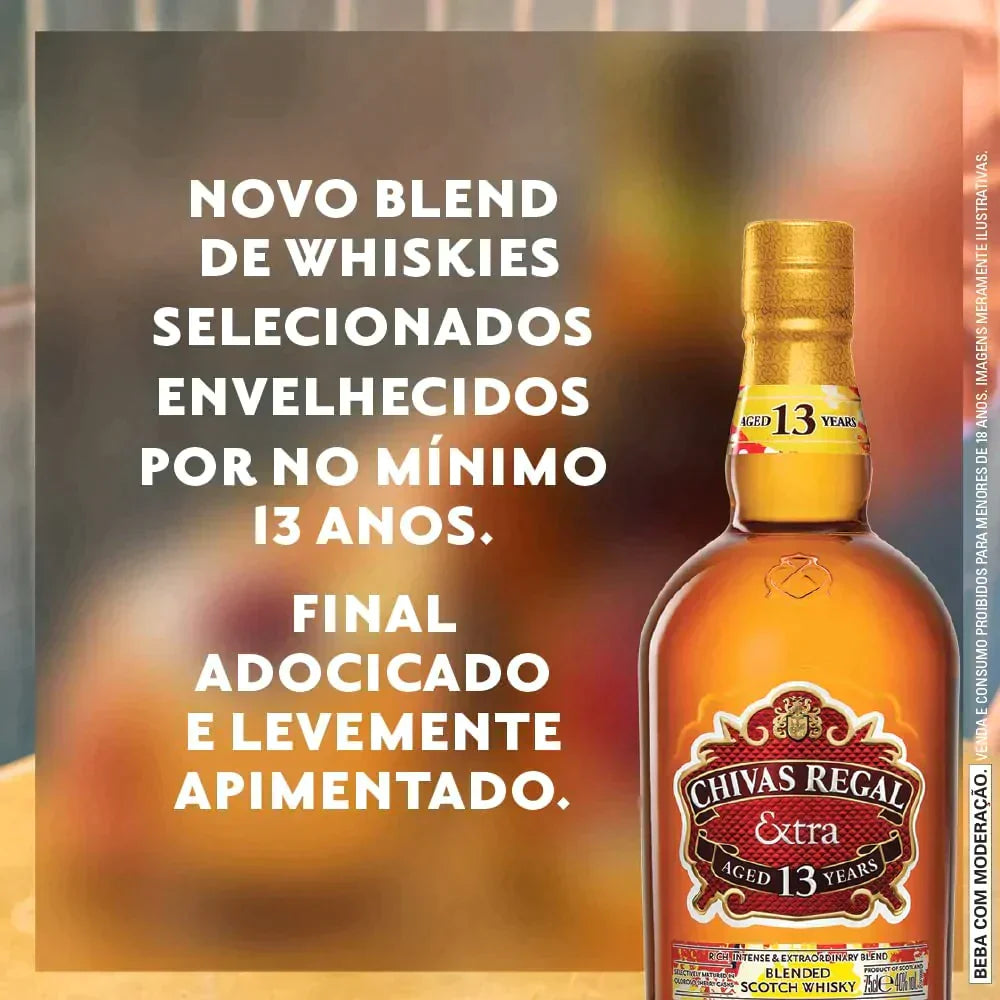 Whisky Chivas Regal Extra 13 anos Escocês 750 ml