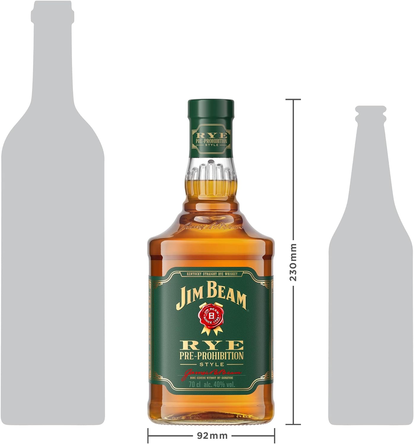 Jim Beam Whisky Bourbon Americano Rye 700Ml