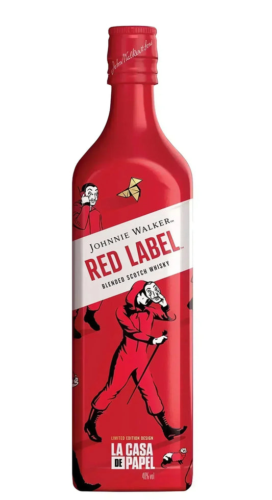 Johnnie Walker Red Label 750ml La Casa de Papel